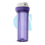 Portafiltro 2.5x10 conex. de 1/4" transparente sin purga Hydronix HF2-10CLWH14 - Imagen 2