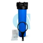 Portafiltro 4.5x20 conexión 1-1/2" azul con purga NW-BR20L-1.5"