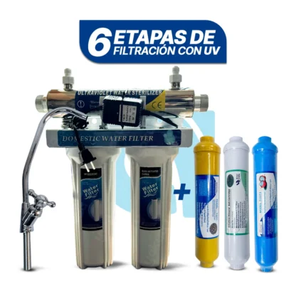 Purificador de agua con UV