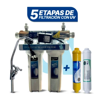 Purificador de agua con UV
