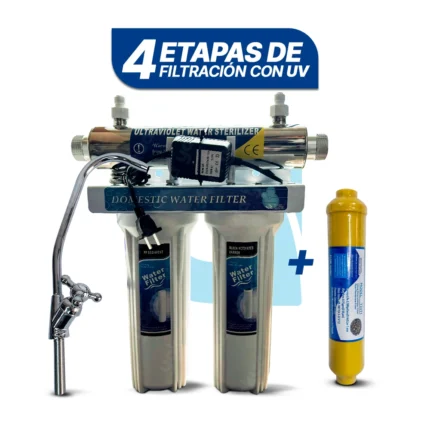 Purificador de agua con UV