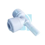 TEE espiga 1/4" manguera x 1/4" manguera x 1/4" Stem espinga DCC-028A - Imagen 2