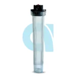 Portafiltro 2.5x20 conexión 3/4" transparente con purga NW-BR20K-PET-3/4" - Imagen 2