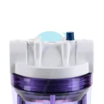 Portafiltro 2.5x10 conex. 1/2" transparente con purga Hydronix HF3-10CLWH12PR - Imagen 4