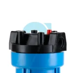 Portafiltro 2.5X20 conexión 3/4", azul con purga Hydronix - Imagen 4