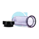 Portafiltro 2.5x10 conex. de 1/2" transparente sin purga Hydronix HF2-10CLBK12 - Imagen 3
