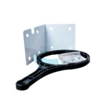 Portafiltro 4.5x10 conexión 1-1/2" transparente con purga NW-BR10M-PET-1.5" - Imagen 3
