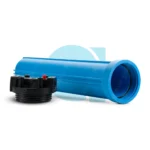 Portafiltro 2.5X20 conexión 3/4", azul con purga Hydronix - Imagen 3