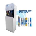Dispensador de agua 6 etapas con UV - Pro White Edition Prime