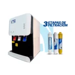 Mini dispensador de agua con 3 filtros - Pro White Mineralizada