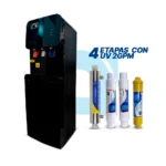 Dispensador de agua 4 etapas con UV - Ultra Black Platinum