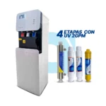 Dispensador de agua 4 etapas con UV - Pro White Platinum