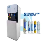 Dispensador de agua 5 etapas con UV - Pro White Platinum Pro