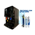 Mini dispensador de agua 3 etapas con UV - Ultra Black Ultra Premium