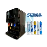 Mini dispensador de agua con 5 filtros - Ultra Black Premium