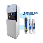 Dispensador de agua 3 etapas con UV - Pro White Ultra Premium