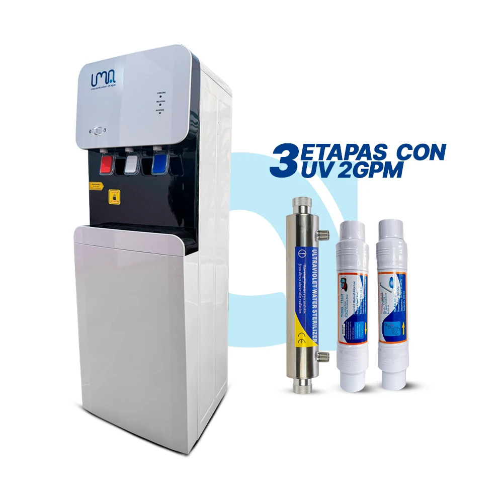 5-Dispensador-ultrablack-ultrapremium Dispensador de agua 3 etapas con UV - Pro White Ultra Premium - Imagen 1