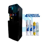 Dispensador de agua con 4 filtros - Ultra Black Alcalino